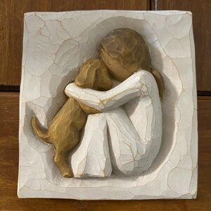 Willow Tree truly a friend wall plaque. (bb)